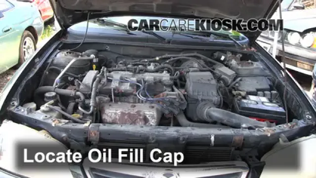 1998 Mazda 626 LX 2.0L 4 Cyl. Aceite Agregar aceite